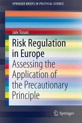 Cover Art for 9781461419839, Risk Regulation in Europe by Jale Tosun
