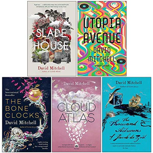 Cover Art for 9789124038694, David Mitchell Collection 5 Books Set (Slade House, Utopia Avenue, The Bone Clocks, Cloud Atlas, The Thousand Autumns of Jacob de Zoet) by David Mitchell