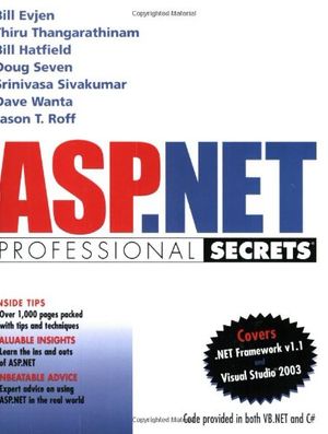 Cover Art for 0785555864948, ASP.NET Professional Secrets by Bill Evjen
