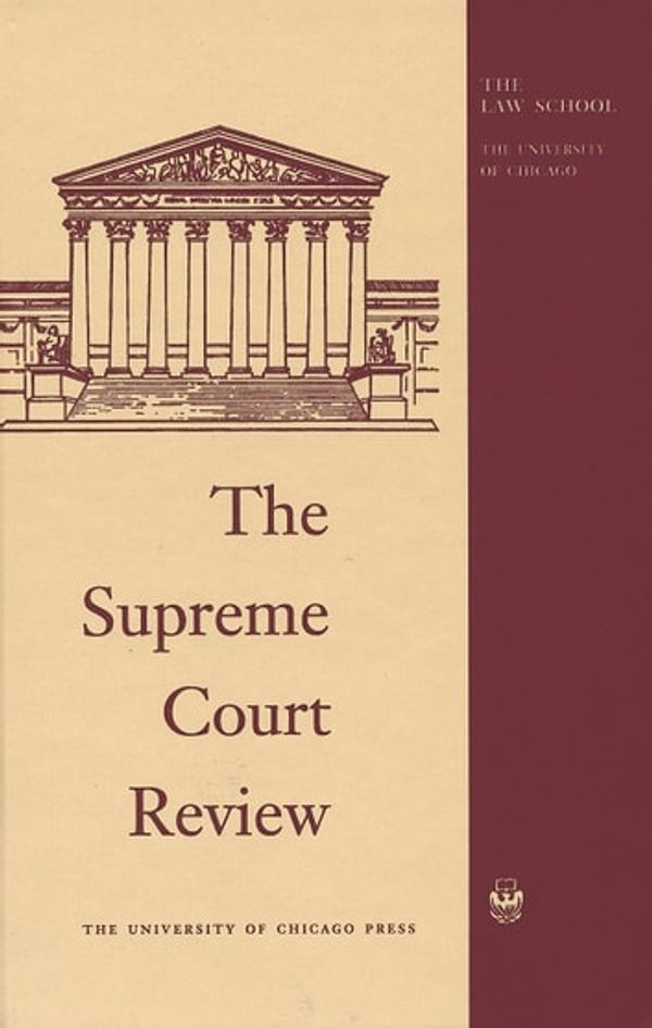 Cover Art for 9780226269238, The Supreme Court Review, 2014 by David A. Strauss, Dennis J. Hutchinson, Geoffrey E. Stone
