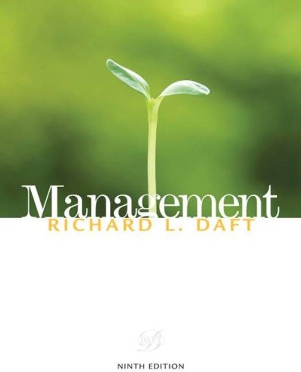 Cover Art for 9780324595840, Management by Richard Daft