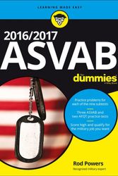 Cover Art for 9781119239178, ASVAB For Dummies 2016/2017 by Rod Powers