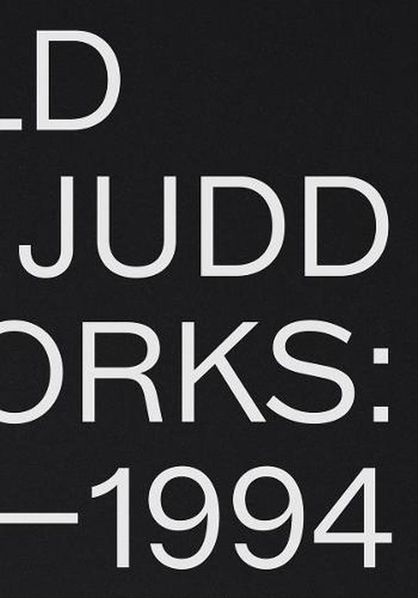 Cover Art for 9781644230572, Donald Judd by Donald Judd