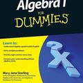 Cover Art for 9780470559642, Algebra I For Dummies by Mary Jane Sterling