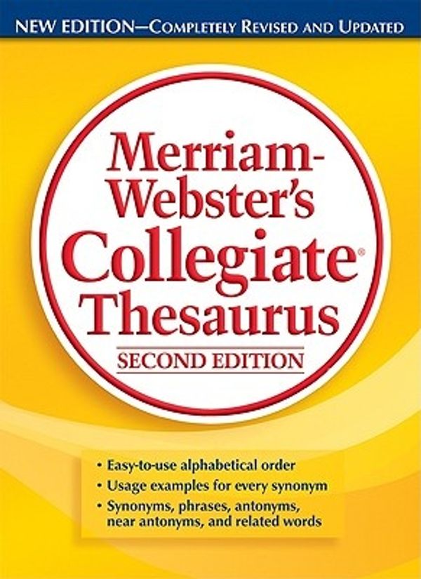 Cover Art for 9780877792697, Merriam-Webster’s Collegiate Thesaurus by Merriam Webster