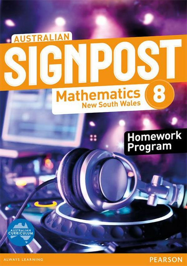 Cover Art for 9781486002948, Australian Signpost Mathematics New South Wales 8 Homework Program - Australian Curricullum by David Barton