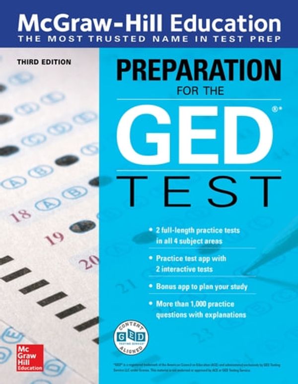 Cover Art for 9781260118292, McGraw-Hill Education Preparation for the GED Test, Third Edition by McGraw-Hill Education Editors