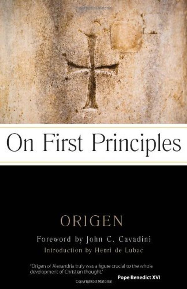 Cover Art for B01MZ5FGDC, On First Principles by Origen(2013-12-09) by Origen