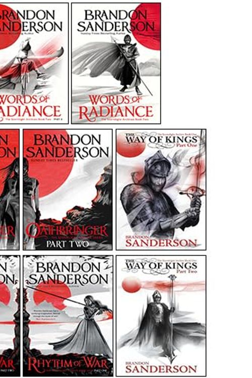Cover Art for 9789124277857, Brandon Sanderson 8 Books Collection Set (Oathbringer Part One & Two, The Way of Kings, Part One & Two, Words Of Radiance Part One & Two, Rhythm of War Part One, Two) by Brandon Sanderson