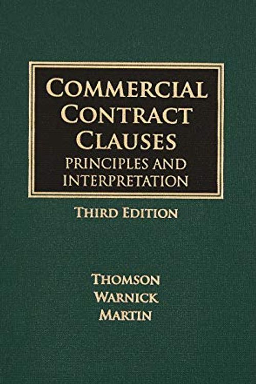 Cover Art for 9780455501499, Commercial Contract Clauses by Robert Merkin
