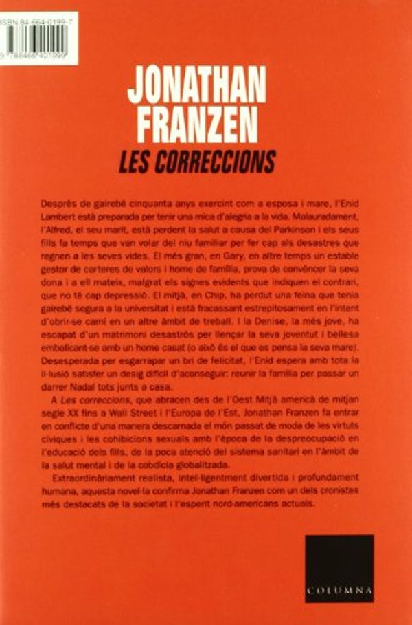 Cover Art for 9788466401999, Les correccions by Jonathan Franzen