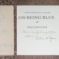 Cover Art for 9780856352881, On Being Blue by William H. Gass