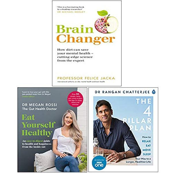 Cover Art for 9789123950249, Brain Changer, Eat Yourself Healthy, The 4 Pillar Plan 3 Books Collection Set by Professor Felice Jacka, Dr. Megan Rossi, Dr. Rangan Chatterjee