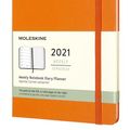 Cover Art for 8056420850741, Moleskine Weekly Planner 2021, 12-Month Weekly Diary, Weekly Planner and Notebook, Hard Cover, Large Size 13 x 21 cm, Colour Cadmium Orange, 144 Pages, DHM2112WN3Y20 by Moleskine