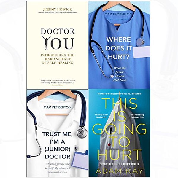 Cover Art for 9789123690732, This is going to hurt and doctor you and where does it hurt and trust me 4 books collection set by Jeremy Howick, Max Pemberton, Adam Kay