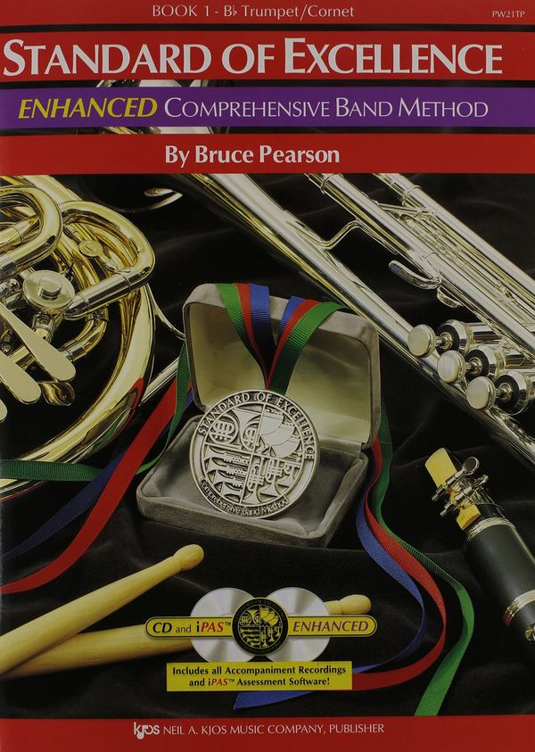 Cover Art for 9780849707599, PW21TP - Standard of Excellence Enhanced Book 1 Trumpet/Cornet by Bruce Pearson