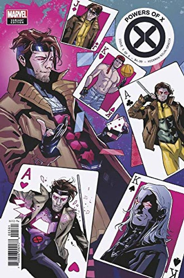 Cover Art for B07Y5QLYH3, Powers of X #5 (of 6) Schiti Gambit Character Decades Variant by Jonathan Hickman