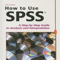 Cover Art for 9781884585791, How to Use SPSS by Brian C. Cronk