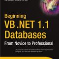 Cover Art for 9781590593585, Beginning VB .NET 1.1 Databases by Matthew MacDonald