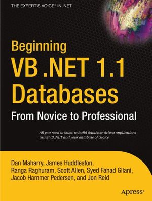 Cover Art for 9781590593585, Beginning VB .NET 1.1 Databases by Matthew MacDonald