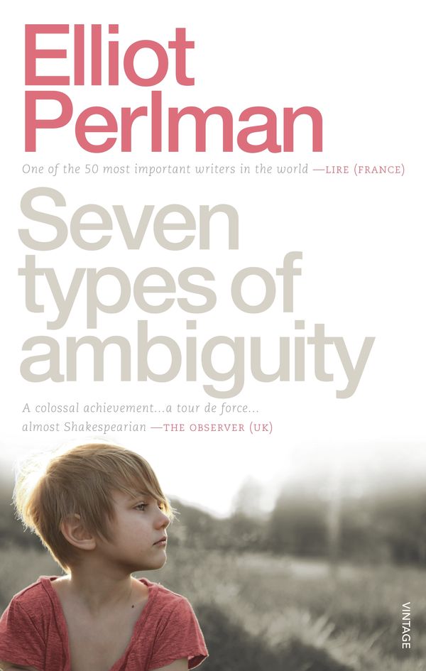Cover Art for 9781742752990, Seven Types of Ambiguity by Elliot Perlman