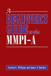 Cover Art for B01FGJ94LA, A Beginner's Guide to the MMPI-A by Carolyn L. Williams (2011-04-27) by Carolyn L. Williams;James N. Butcher