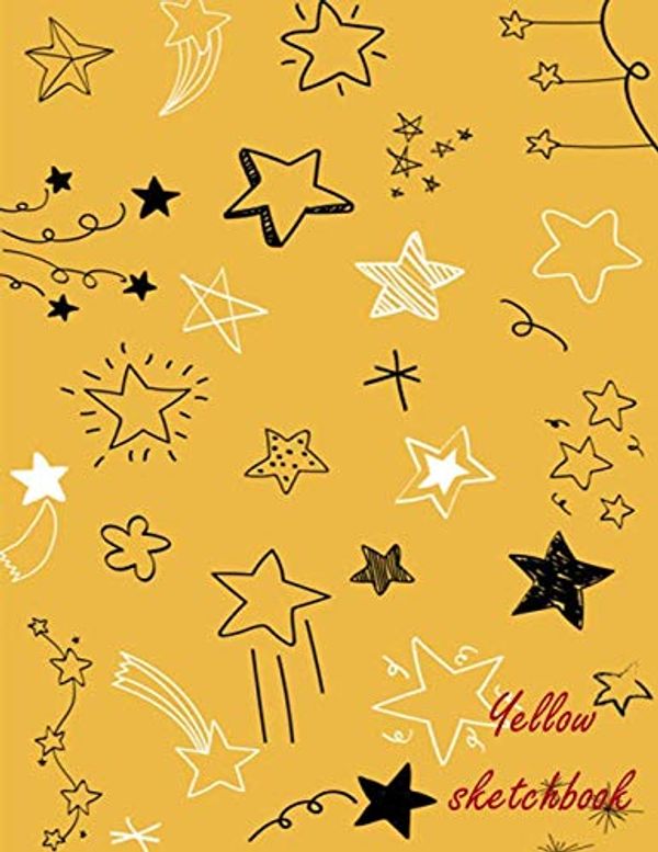 Cover Art for 9781080731657, yellow sketchbook: journal sketchbook with yellow cover, blank & large white paper drawing book for girls boys teens and adults, perfect for doodling sketching and coloring by Amybooks
