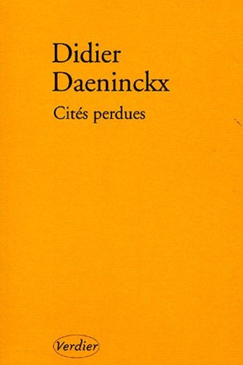 Cover Art for 9782864324355, Cites perdues by Didier Daeninckx