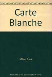 Cover Art for 9781871237146, Carte Blanche by Drew Milne