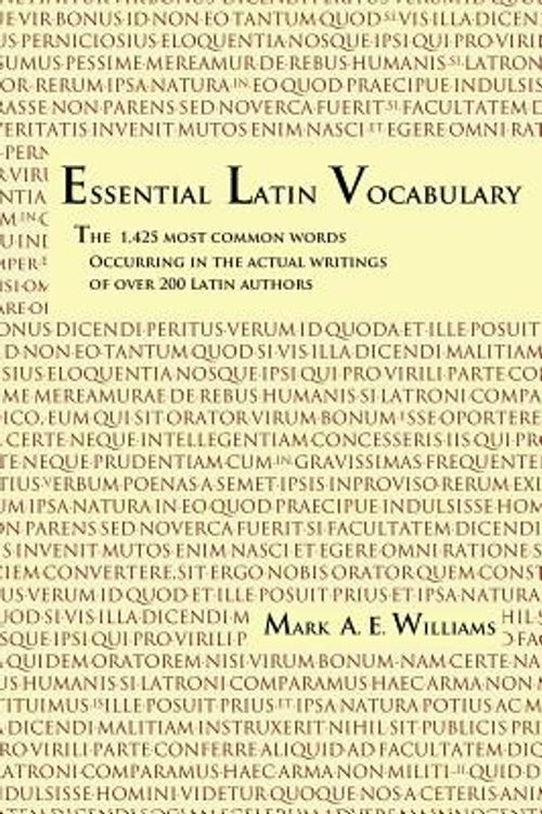 Cover Art for 9780615702506, Essential Latin Vocabulary by Mark A E Williams
