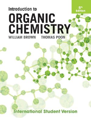 Cover Art for 9781118321768, Introduction to Organic Chemistry 5th Ed by William H. Brown, Thomas Poon
