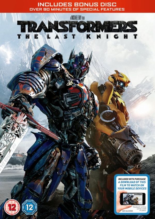 Cover Art for 5053083122874, TRANSFORMERS: THE LAST KNIGHT
(DVD + digital download) [2017] by Universal Pictures