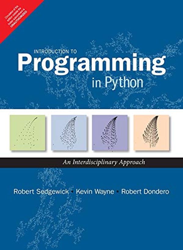 Cover Art for 9789332577435, Introduction To Programming In Python: An Interdisciplinary Approach by Books Wagon