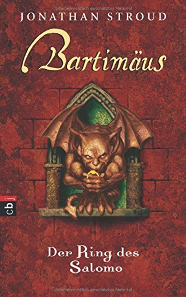 Cover Art for 9783570139677, Bartimäus 04 - Der Ring des Salomo by Jonathan Stroud