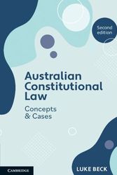 Cover Art for 9781009326605, Australian Constitutional Law: Concepts and Cases by Luke Beck