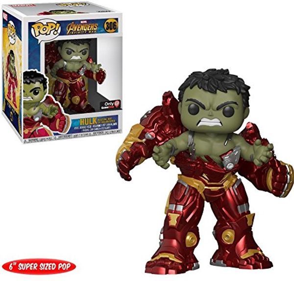 Cover Art for 0889698272971, Funko POP! Marvel Avengers: Infinity War #306 6" Super-Sized Hulk (Busting Out Of Hulkbuster) by FunKo