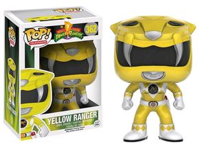 Cover Art for 0889698103107, Pop TV Power Rangers Yellow Ranger Vinyl Figure by FUNKO