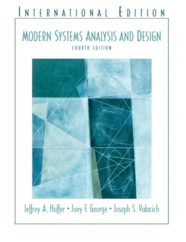 Cover Art for 9780131273917, Modern Systems Analysis and Design by Jeffrey A. Hoffer