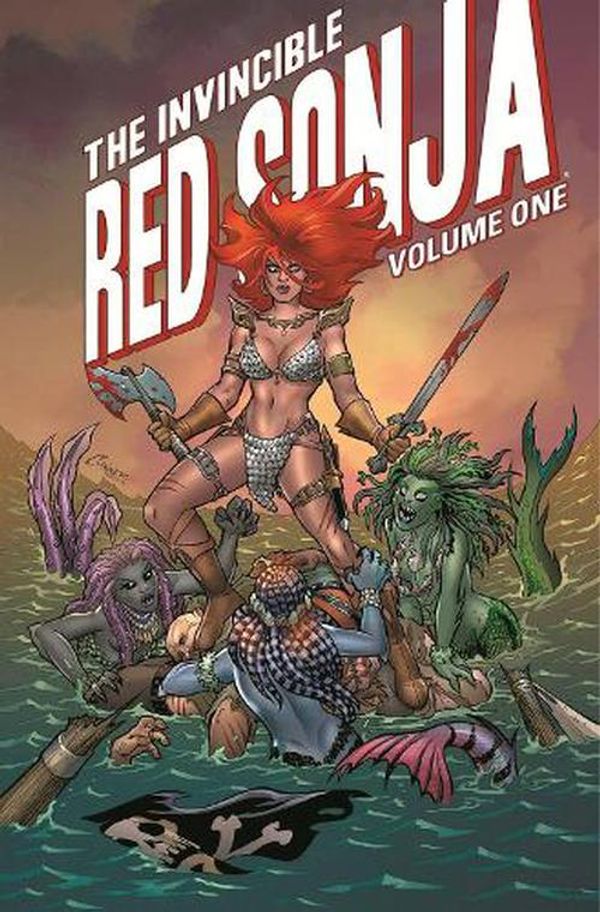 Cover Art for 9781524120535, Invincible Red Sonja Vol. 1 by Jimmy Palmiotti, Amanda Conner