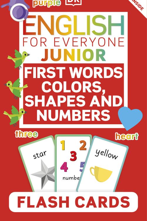 Cover Art for 9780744077414, English for Everyone Junior First Words Colors, Shapes and Numbers Flash Cards by DK