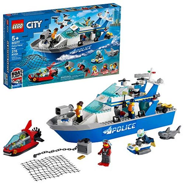 Cover Art for 0673419338820, LEGO City Police Patrol Boat 60277 Building Kit; Cool Police Toy for Kids, New 2021 (276 Pieces) by 