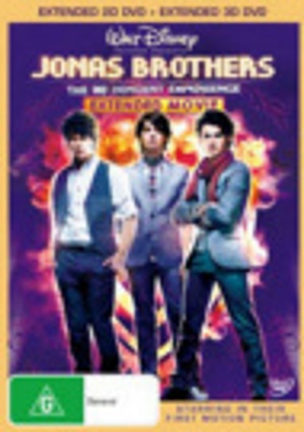 Cover Art for 9398520793030, Jonas Brothers: The Concert Experience (Extended Edition 2D) by Buena Visa Home Entertainment