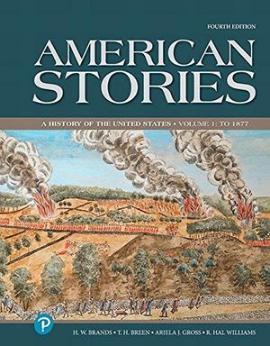 Cover Art for 9780134736020, American Stories by H W Brands