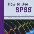 Cover Art for 9781884585999, How to Use SPSS Statistics by Brian C. Cronk