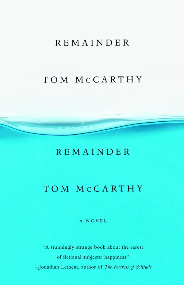 Cover Art for 9780307278357, Remainder by Tom McCarthy