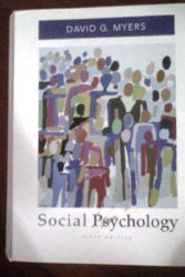 Cover Art for 9780073370668, Social Psychology by David Myers