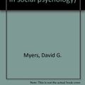 Cover Art for 9780070442962, Exploring Social Psychology by David G. Myers
