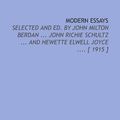 Cover Art for 9781112412486, Modern Essays: Selected and Ed. By John Milton Berdan ... John Richie Schultz ... And Hewette Elwell Joyce .... [ 1915 ] by John Milton Berdan