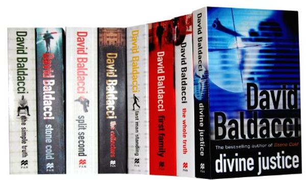 Cover Art for B004H5Y820, David Baldacci Collection 8 Books Set (David Baldacci Collection) (Stone Cold, The Simple Truth, Split Second, Divine Justice, The Whole Truth, First Family, Last Man Standing, The Collectors) by David Baldacci