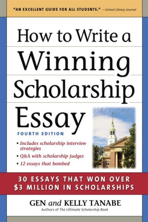 Cover Art for 9781617600074, How to Write a Winning Scholarship Essay by Gen Tanabe